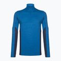 Vyriški Smartwool Merino Sport 1/4 Zip termo marškinėliai mėlyni SW011538K89