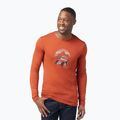 Vyriški marškinėliai Smartwool Snowcat Trek Graphic Tee brown SW016683J33