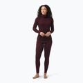 Moteriški termoaktyvūs marškinėliai Smartwool Thermal Merino Rib Turtleneck black cherry heather 5