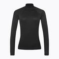 Moteriški termoaktyvūs marškinėliai Smartwool Thermal Merino Rib Turtleneck charcoal heather