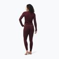 Moteriškos Smartwool Merino 250 Baselayer apatinės termo kelnės bordo spalvos SW018809K40 3
