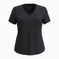 Moteriški žygio marškinėliai Smartwool Active Ultralite V-Neck black