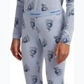Vaikiškos termo kelnės icebreaker Merino 200 Oasis Bear Tour zinc blue/aop 6