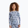Vaikiškas termo džemperis Icebreaker Merino 200 Oasis Crewe Bear Tour Zinc Blue/Aop 4