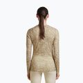 Moteriški marškinėliai ilgomis rankovėmis  icebreaker Merino 200 Oasis Crewe Moss Bloom cumin/undyed/aop 3
