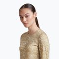 Moteriški marškinėliai ilgomis rankovėmis  icebreaker Merino 200 Oasis Crewe Moss Bloom cumin/undyed/aop 6