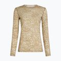 Moteriški marškinėliai ilgomis rankovėmis  icebreaker Merino 200 Oasis Crewe Moss Bloom cumin/undyed/aop 7