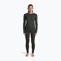 Moteriškas termo džemperis Icebreaker Merino 260 Tech Vertex Crewe Black/Snow 2