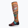 Vyriškos Smartwool Ski Zero Cushion Memory Quilt Print OTC oranžinės kojinės SW001917150 2