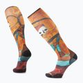 Vyriškos Smartwool Ski Zero Cushion Memory Quilt Print OTC oranžinės kojinės SW001917150 4