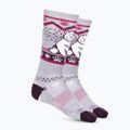 Vaikiškos kojinės Smartwool Wintersport Full Cushion Polar Bear Pattern OTC purple eclipse