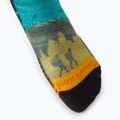 Smartwool Hike Light Cushion Great Excursion Print Crew trekingo kojinės mėlynos/geltonos SW001987150 3