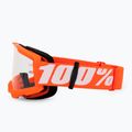 Vyriški dviračių akiniai 100% Strata 2 oranžiniai/skaidrūs 4