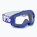 Vaikiški dviračių akiniai 100 % Strata 2 Junior blue/clear