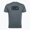Vyriški dviratininkų marškinėliai 100% Icon Short Sleeve Tee heather gree