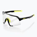 Akiniai nuo saulės 100 % S3 gloss black/photochromic