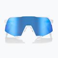 Akiniai nuo saulės 100 % S3 matte white/hiper blue multilayer mirror 2