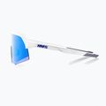 Akiniai nuo saulės 100 % S3 matte white/hiper blue multilayer mirror 3