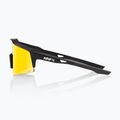 Akiniai nuo saulės 100 % Speedcraft SL soft tact black/hiper red multilayer mirror 3