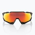 Dviračių akiniai 100% Speedtrap soft tact black/hiper red multilayer mirror 8