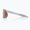 Akiniai nuo saulės 100 % Hypercraft SQ matte stone grey/hiper crimson silver mirror 3