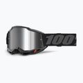 Dviračių akiniai 100% Loss 2 black/silver mirror