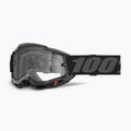 Vaikiški dviračių akiniai 100% Accuri 2 Junior black/clear