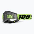 Vaikiški dviračių akiniai 100% Accuri 2 Junior neon yellow/clear