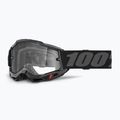 Dviračių akiniai 100% Accuri 2 Enduro MTB black/clear