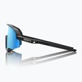 Akiniai nuo saulės 100 % Slendale matte black/hiper blue multilayer mirror 3