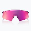 Saulės akiniai 100% Aerocraft gloss purple chrome/purple mirror 4