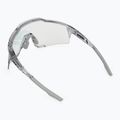 Akiniai nuo saulės 100 % Speedcraft polished translucent grey/rose gold mirror photochrom 2