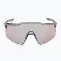 Akiniai nuo saulės 100 % Speedcraft polished translucent grey/rose gold mirror photochrom 6