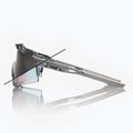 Akiniai nuo saulės 100 % Speedcraft polished translucent grey/rose gold mirror photochrom 3