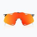 Akiniai nuo saulės 100 % Hypercraft black chrome/hiper red mirror 2