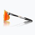 Akiniai nuo saulės 100 % Hypercraft black chrome/hiper red mirror 3
