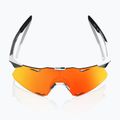 Akiniai nuo saulės 100 % Hypercraft black chrome/hiper red mirror 4
