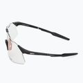 Akiniai nuo saulės 100 % Hypercraft gloss black/photochromic purple mirror 4
