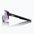 Akiniai nuo saulės 100 % S3 polished black/hiper polarized lavender mirror 3
