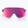 Saulės akiniai 100 % S3 satin storm metallic/purple mirror 4