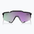 Akiniai nuo saulės 100 % Speedcraft polished black/hiper polarized lavender mirror 2