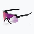 Saulės akiniai 100 % S3 LE gloss black/purple flash mirror photochromic