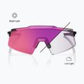 Saulės akiniai 100% Aerocraft gloss black/purple mirror photochromic 4