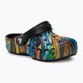 Vaikiškos šlepetės Crocs Baya Graphic Clog black/multi 2