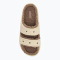 Šlepetės Crocs Classic Cozzzy Sandal bone/mushroom 5