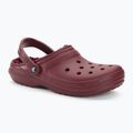 "Crocs Classic Lined Clog" šlepetės bordeaux 2