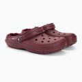 "Crocs Classic Lined Clog" šlepetės bordeaux 5