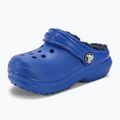 "Crocs Classic Lined blue bolt" vaikiškos šlepetės 8