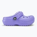 "Crocs Classic Lined digital violet" vaikiškos šlepetės 3