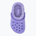 "Crocs Classic Lined digital violet" vaikiškos šlepetės 6